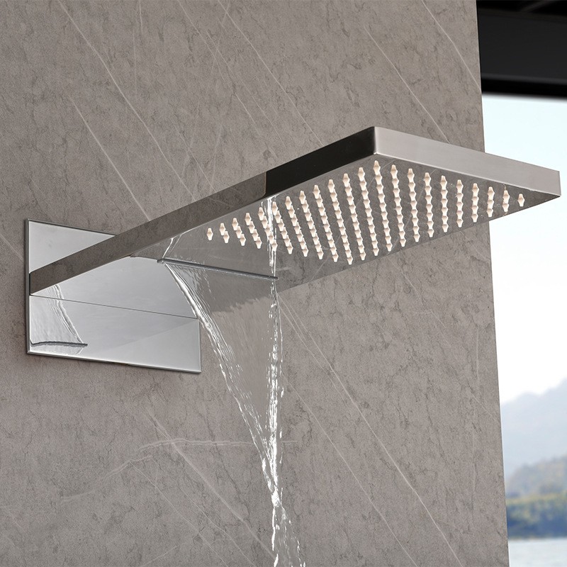 OEM Modern bathroom wall rainfall shower panel faucet set Supplier, Exporter