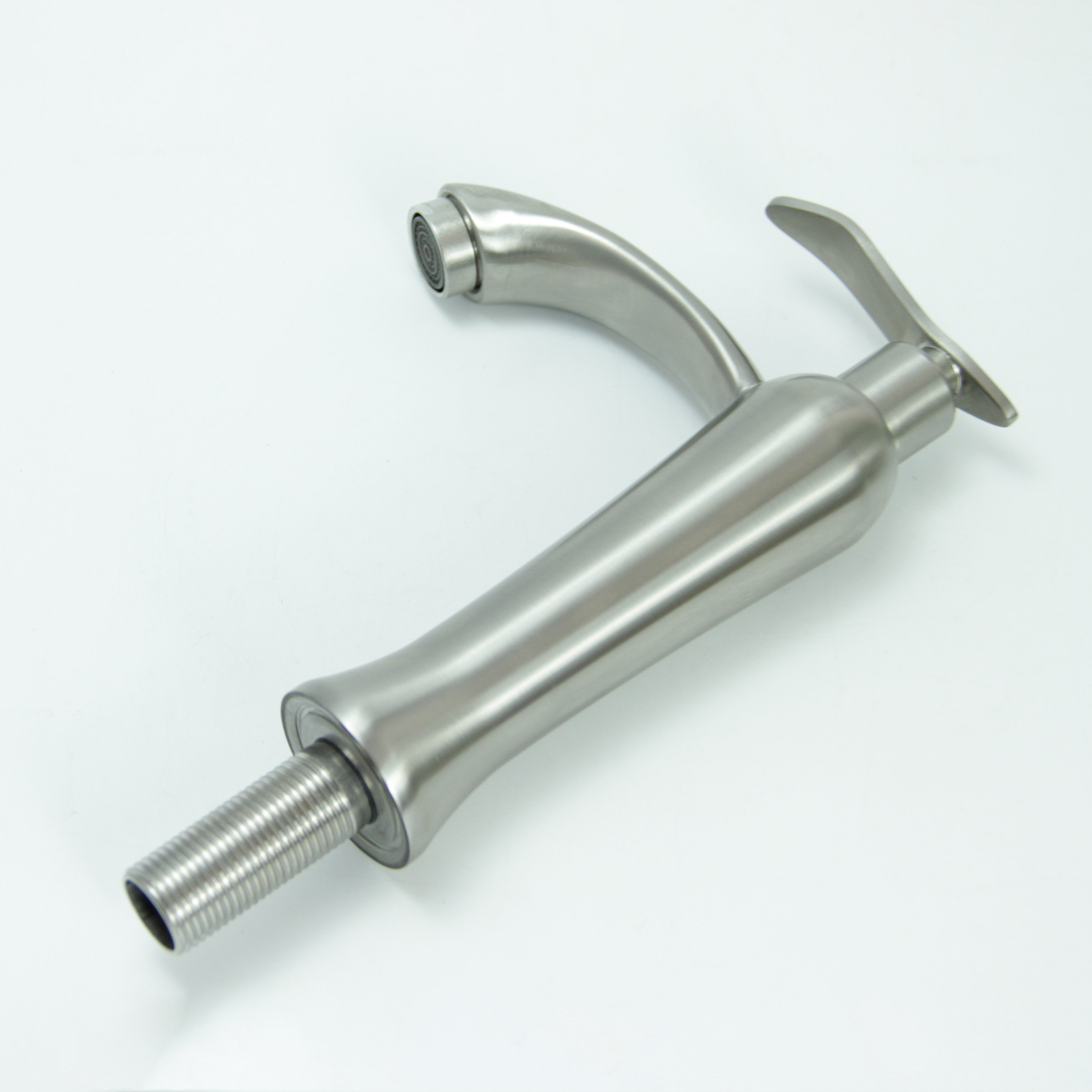 OEM Hot sale brush nickle single hole basin faucet bathroom sink tap Factory, Company