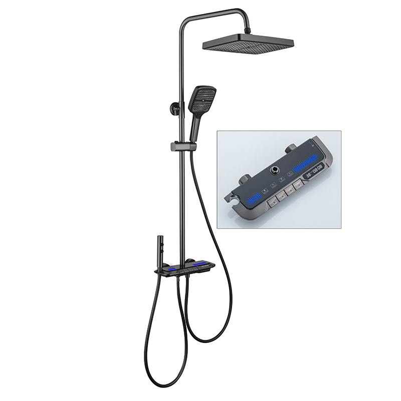 Discount Smart Thermostatic Shower Set with LED Ambient Light and Digital Temperature Display Manufacturer, Quotes