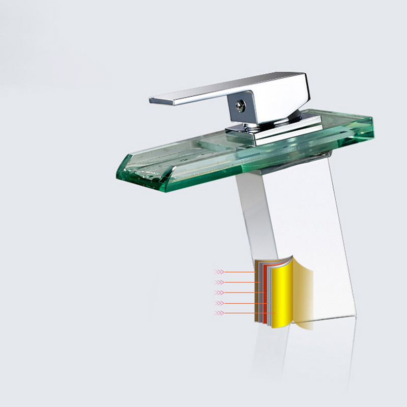 OEM LED Smart Waterfall Faucet, Modern Bathroom Faucet, Suitable for Bathrooms and Restrooms Exporters, Service