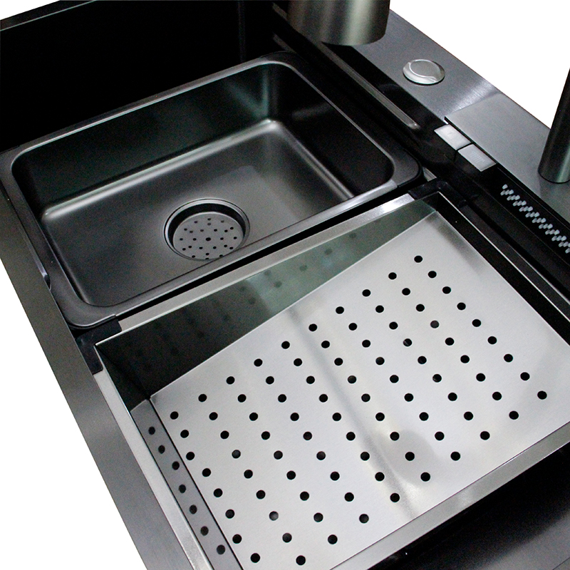 ODM Innovative Single-Bowl Kitchen Sink with Smart Faucet by Chinese Manufacturer Manufacturers, Factory