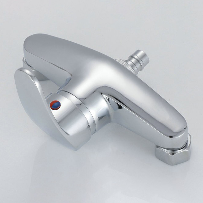 Polished surface finishing of shower faucet