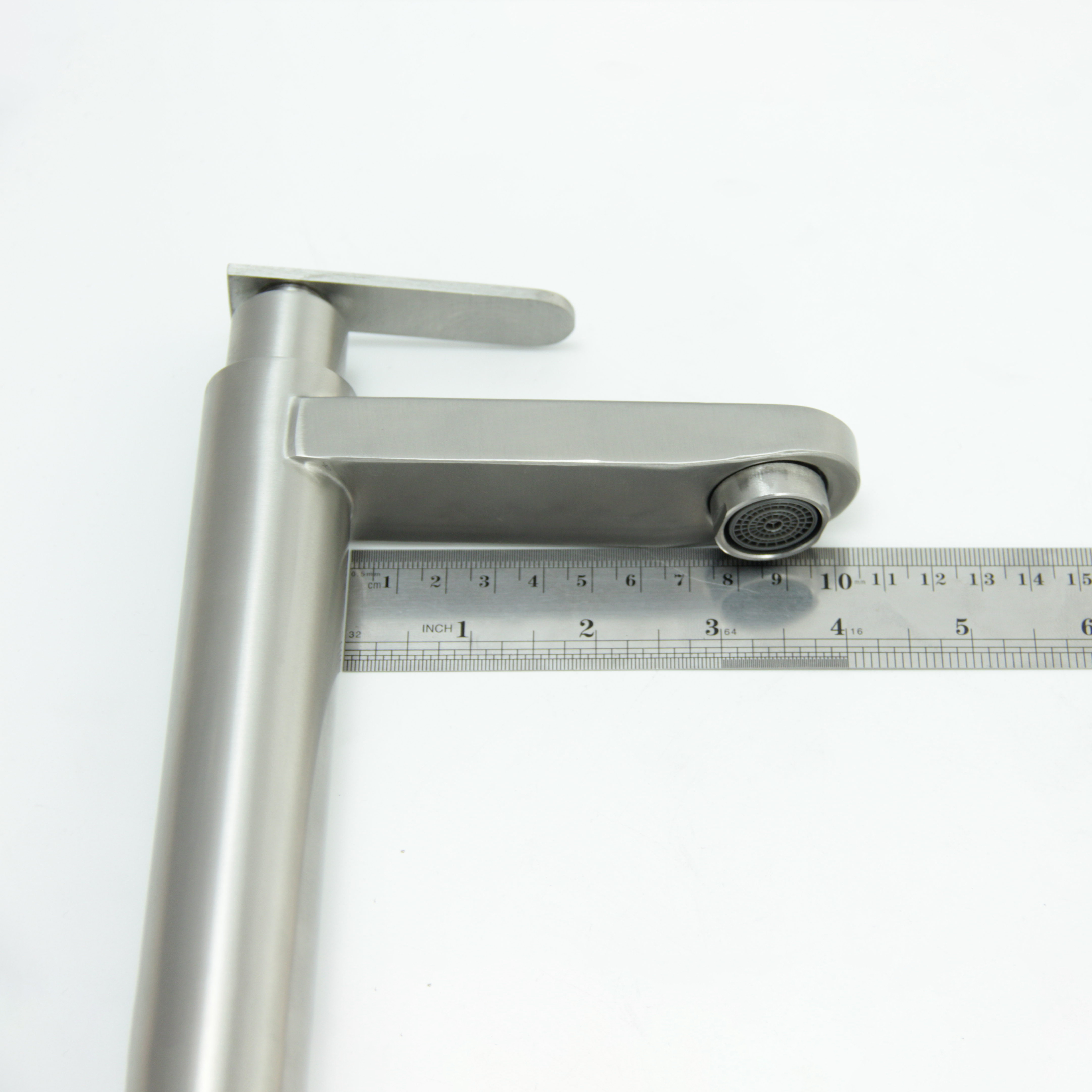 Wholesale Long Neck Stainless steel Bathroom nickel Brushed Basin Faucet Sink Tap Manufacturer, Suppliers