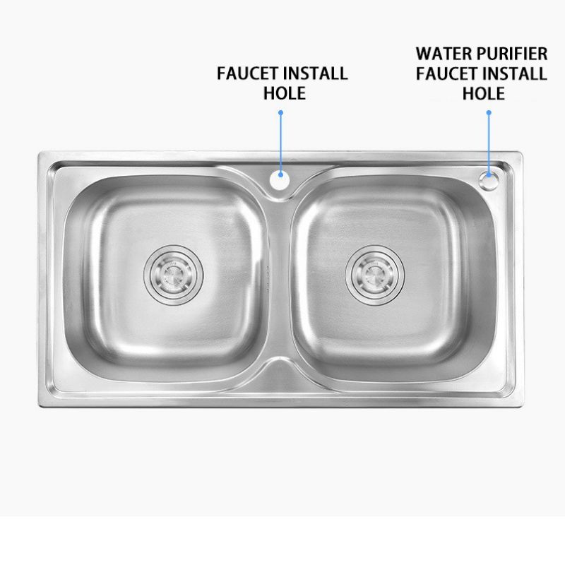 Famous New Double Bowl Stainless Steel Kitchen Sink from China Suppliers, Factory