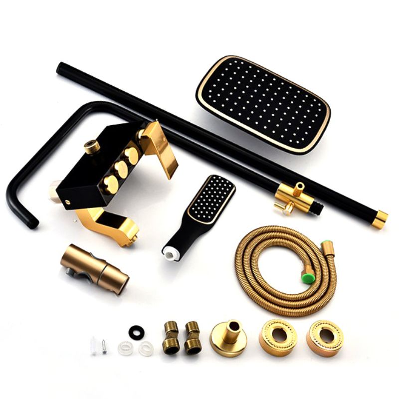 CE Certification Luxury brass bathroom shower set square thermostatic faucet Pricelist, Company