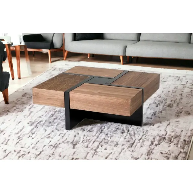 Wholesale coffee tables, coffee tables with storage compartments, dark-colored coffee tables, walnut-colored coffee tables, Coffee tables with storage compartments, Antique-style coffee tables, Coffee
