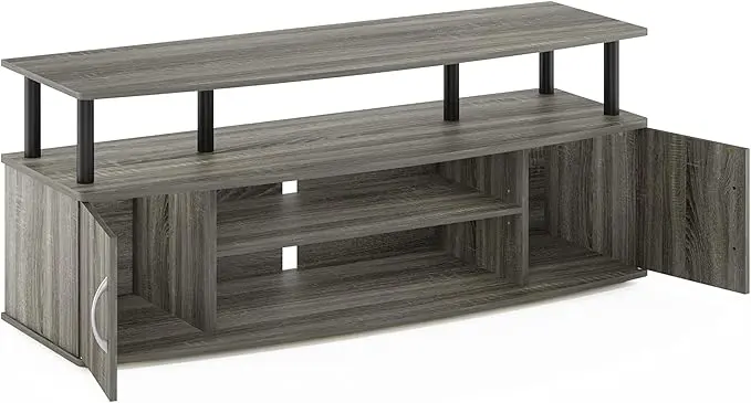 Best Most pupular Oak grey/black TV stand with two doors manufactured from wood wholesale Manufacturer, Companies