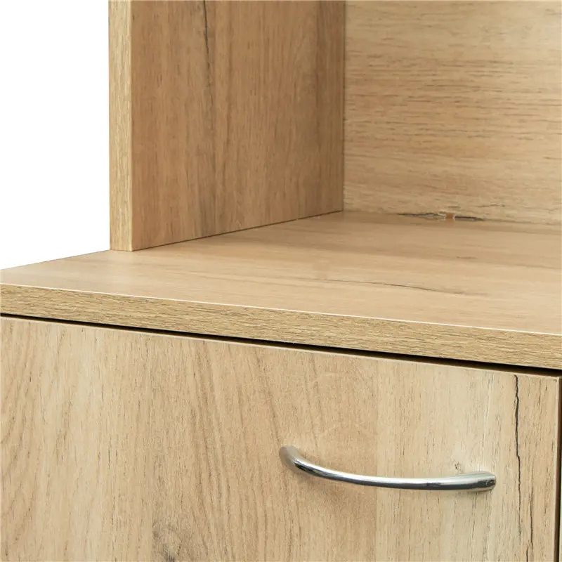 Buy 70.87" Tall Wardrobe& Kitchen Cabinet, with 6-Doors, 1-Open Shelves and 1-Drawer for bedroom, Rustic Oak color Manufacturers, Product
