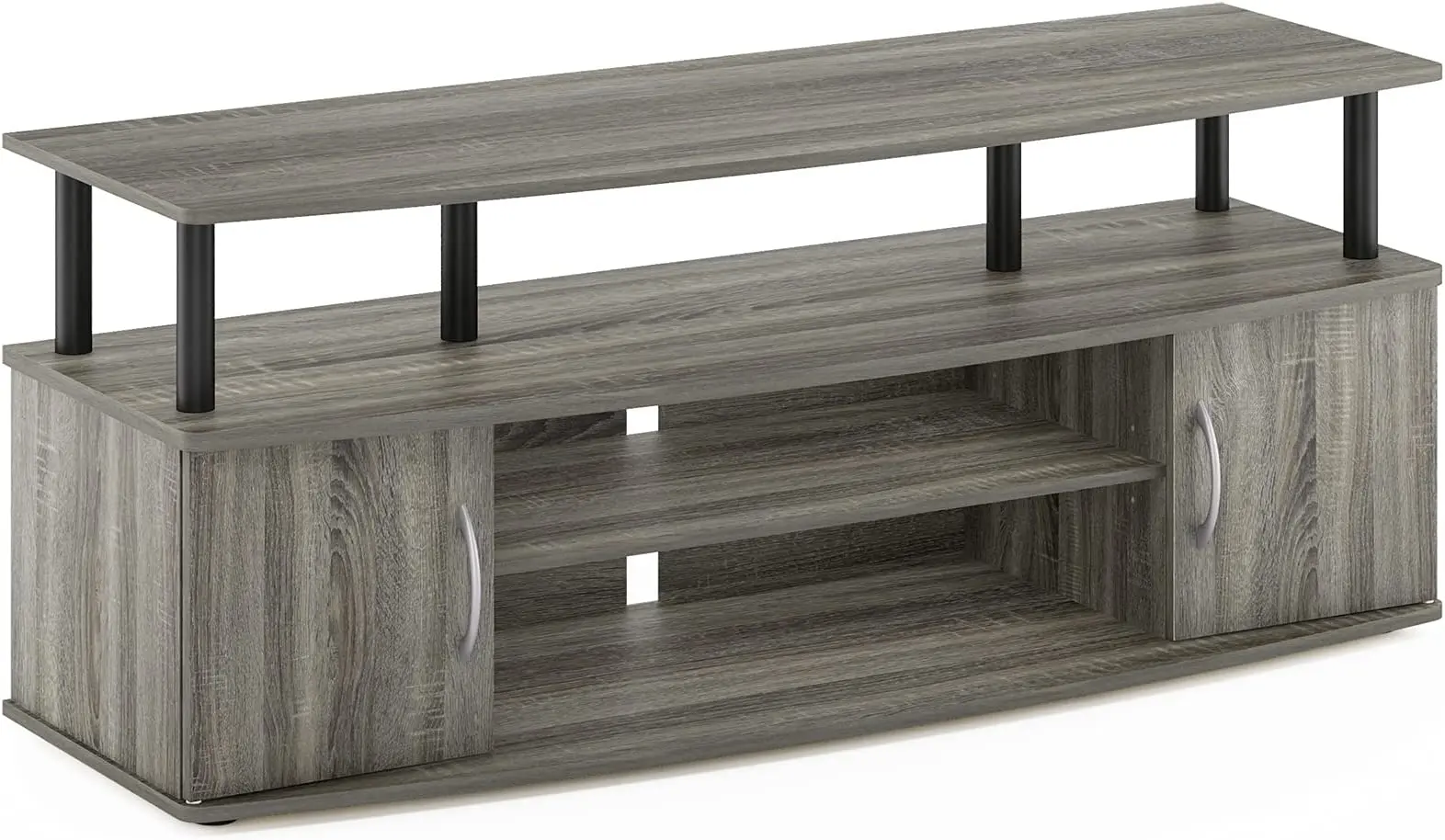 Best Most pupular Oak grey/black TV stand with two doors manufactured from wood wholesale Manufacturer, Companies