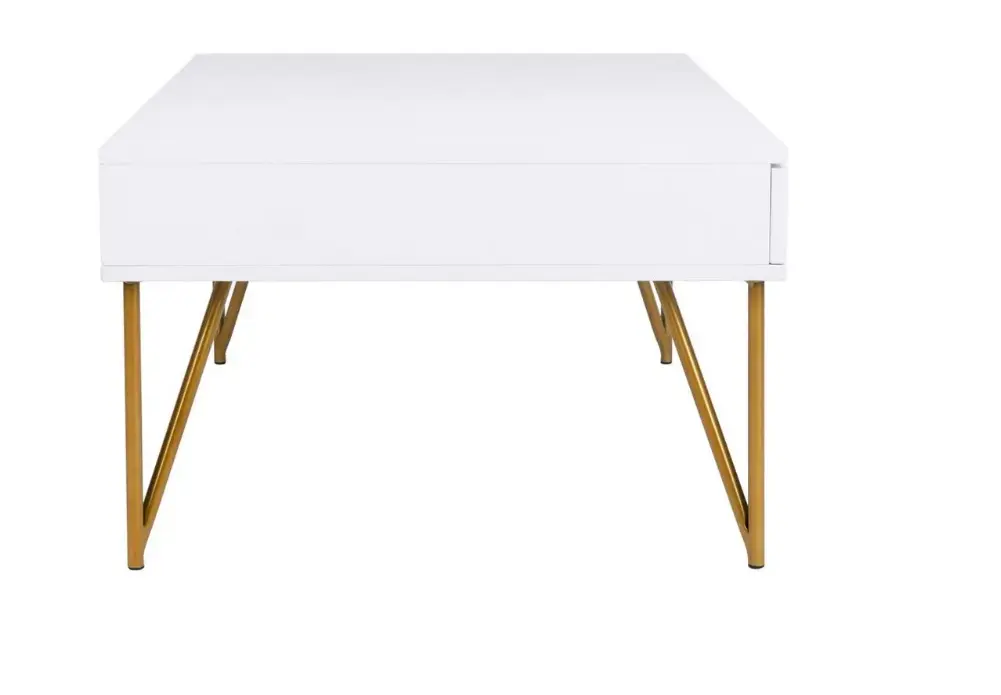 ODM Coffee tables with alloy legs and drawer Exporters, Quotes