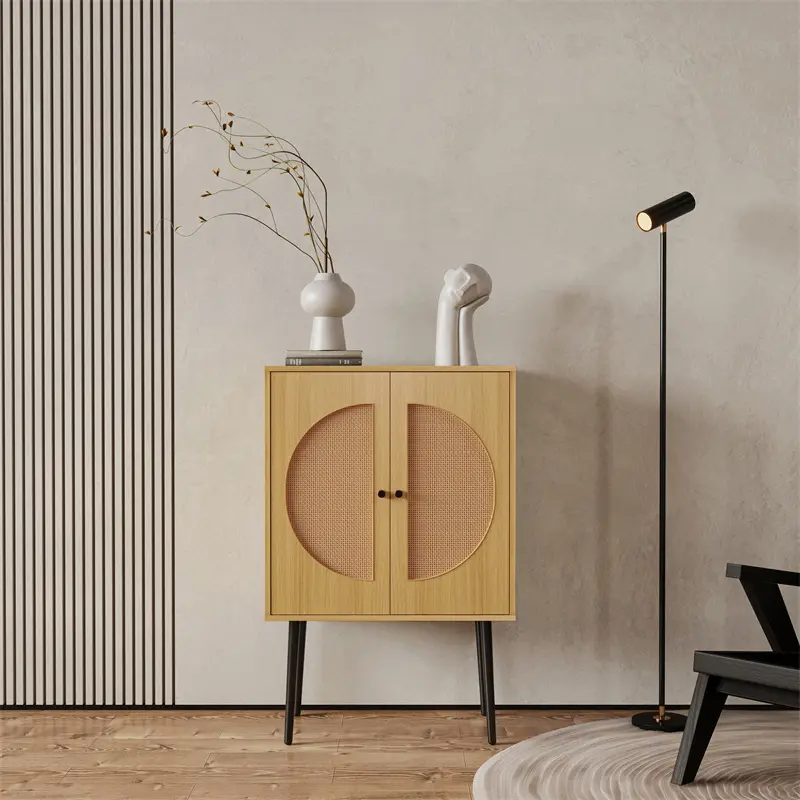 Custom Sideboard, with two storage spaces, restaurant sideboard, entrance channel basement, bedroom and living room, oak color Factory, Suppliers