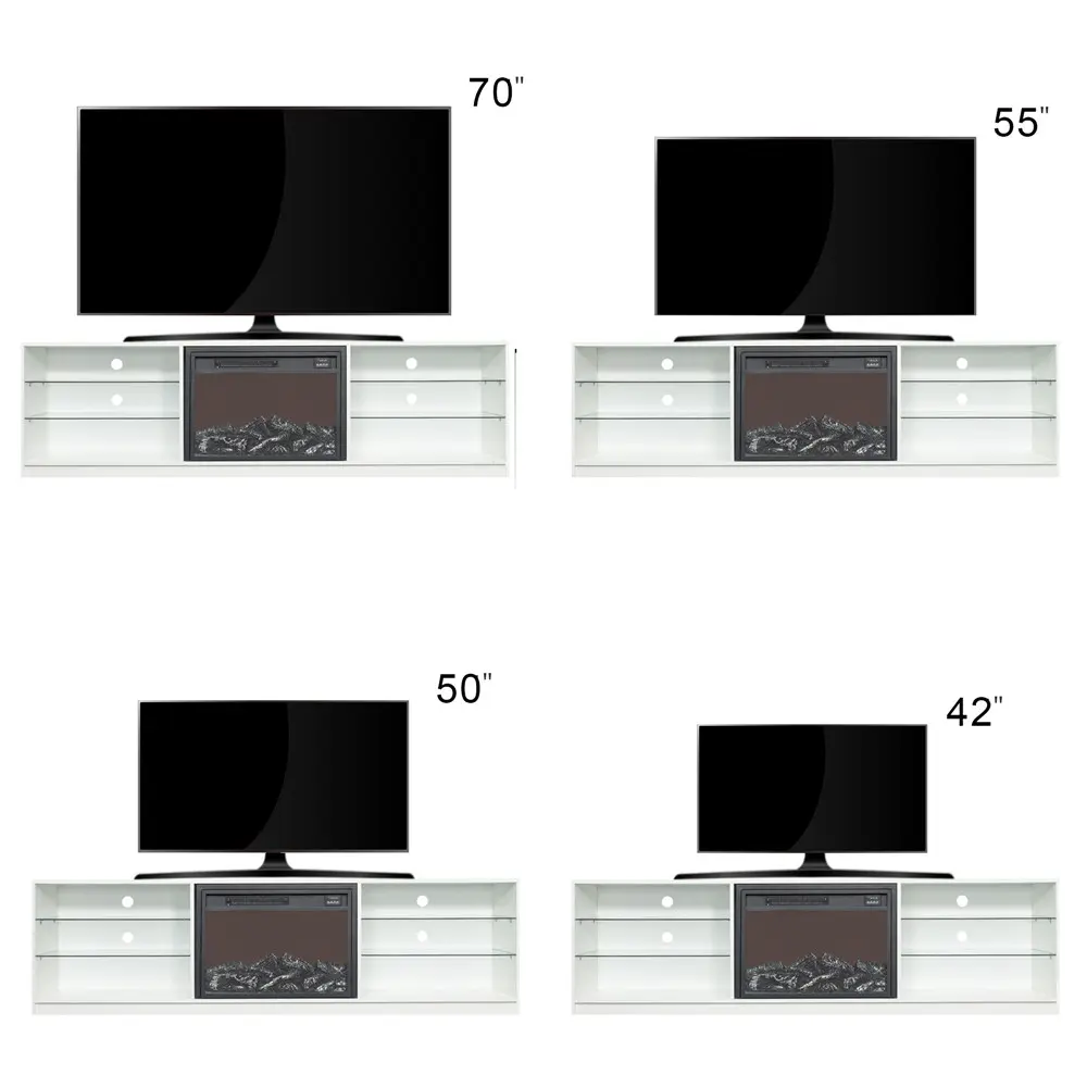 Buy Electric Fireplace TV Console,White Supplier, Products
