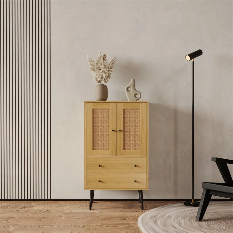 Cheap Sideboard, restaurant sideboard, entrance channel basement, bedroom and living room, oak color Products, Factories
