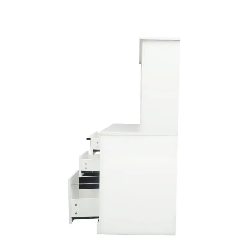 Famous Home & Office Computer Desk with Hutch, Antiqued White finish Company, Suppliers