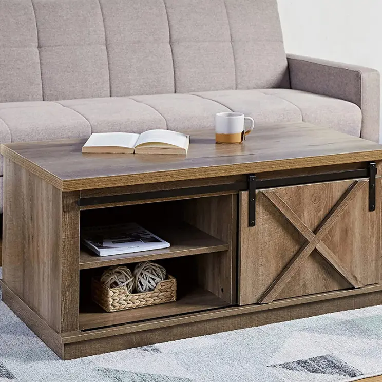 ODM Gareth Grey Driftwood 1-shelf Coffee Table Specification Manufacturers, Company