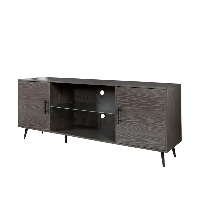 Buy TV Stand Mid-Century Wood Modern Entertainment Center Adjustable Storage Cabinet TV Console for Living Room Manufacturer, Products