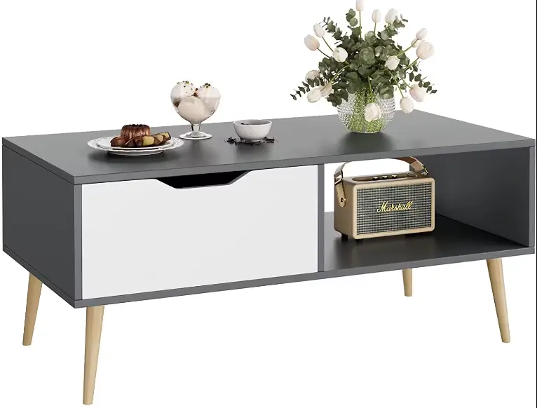 High-Quality White Coffee tables with big enough drawe Pricelist, Factories