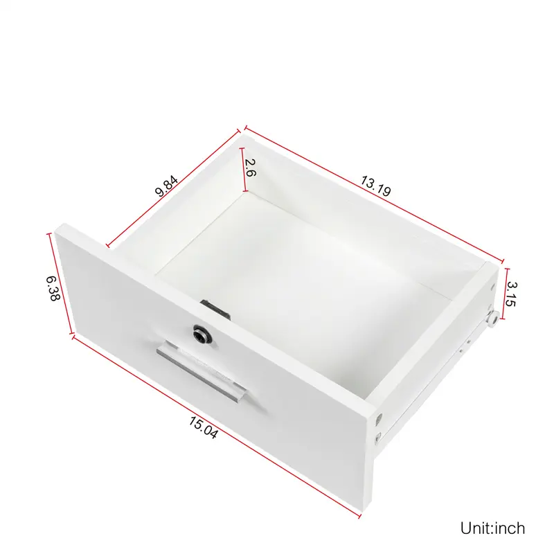 Best White modern simple hair desk, multi-layer storage, large storage space Manufacturers, Pricelist