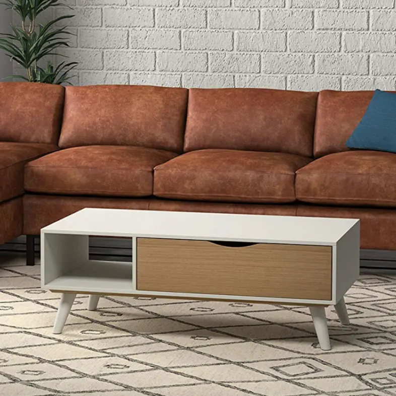 High-Quality White Coffee tables with big enough drawe Pricelist, Factories