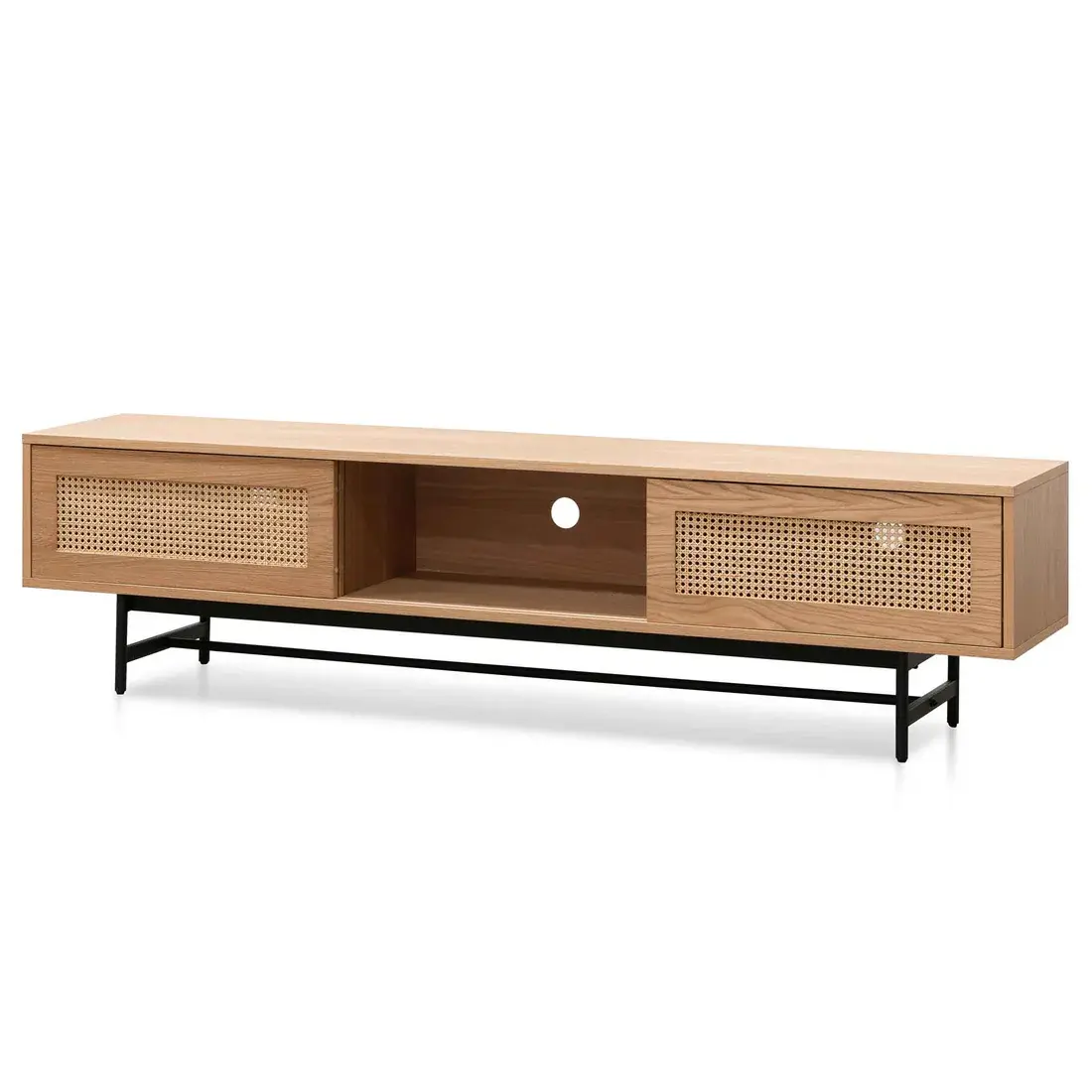 CE Certification New Design Modern TV Stand Luxury TV Cabinet with 3 Doors Rattan Living Room Cabinet Manufacturer, Suppliers
