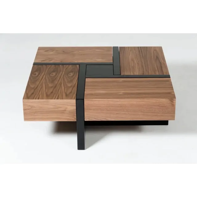 Wholesale coffee tables, coffee tables with storage compartments, dark-colored coffee tables, walnut-colored coffee tables, Coffee tables with storage compartments, Antique-style coffee tables, Coffee