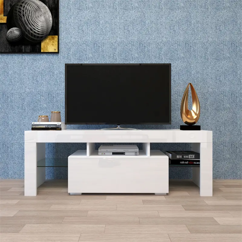 High-Quality Entertainment TV Stand, Large TV Stand TV Base Stand with LED Light TV Cabinet Product, Companies