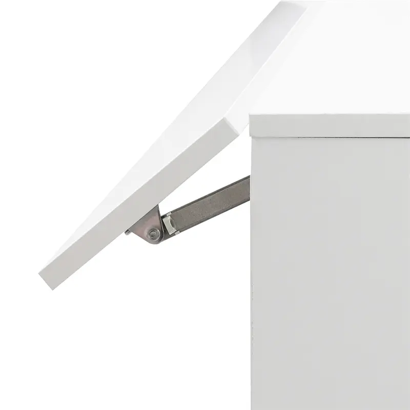 Best 180 Wall Mounted Floating 80" TV Stand with 20 Color LEDs White color Factories, Factory
