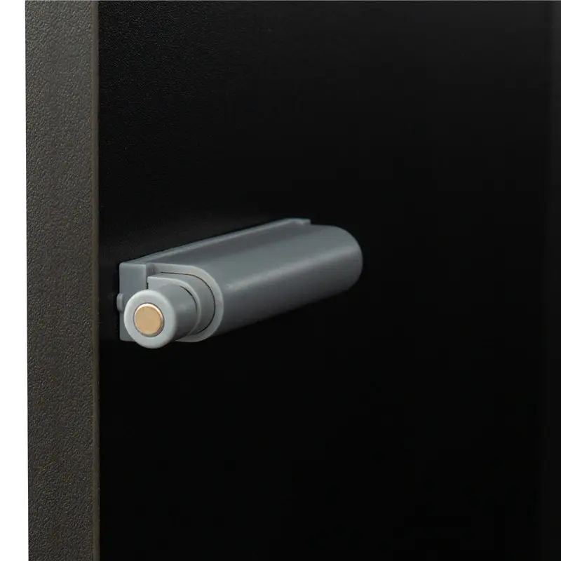 Best Side cabinet with aluminum strip lamp, for living room, storage shelves, black color Exporters, Pricelist
