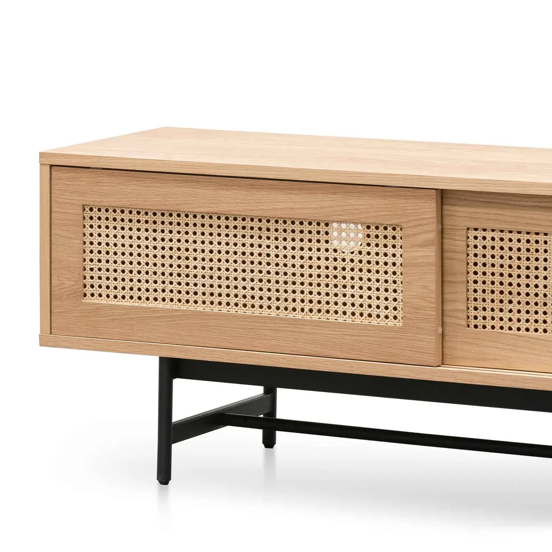 CE Certification New Design Modern TV Stand Luxury TV Cabinet with 3 Doors Rattan Living Room Cabinet Manufacturer, Suppliers