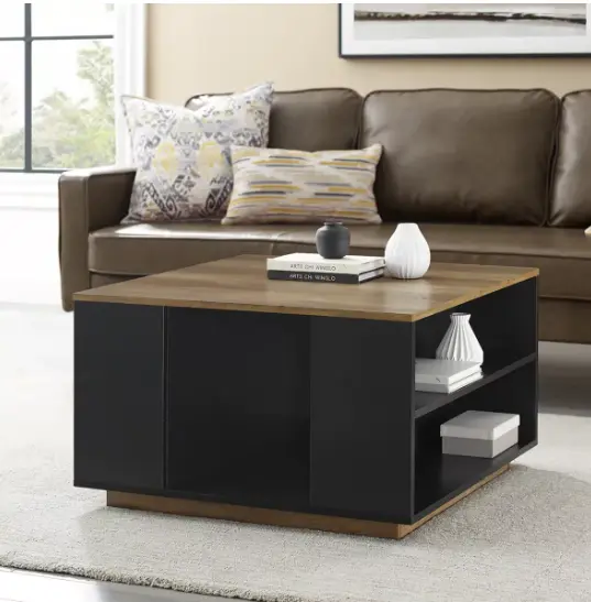 ODM Coffee Table with Middle Storage Compartment Exporters, Exporter