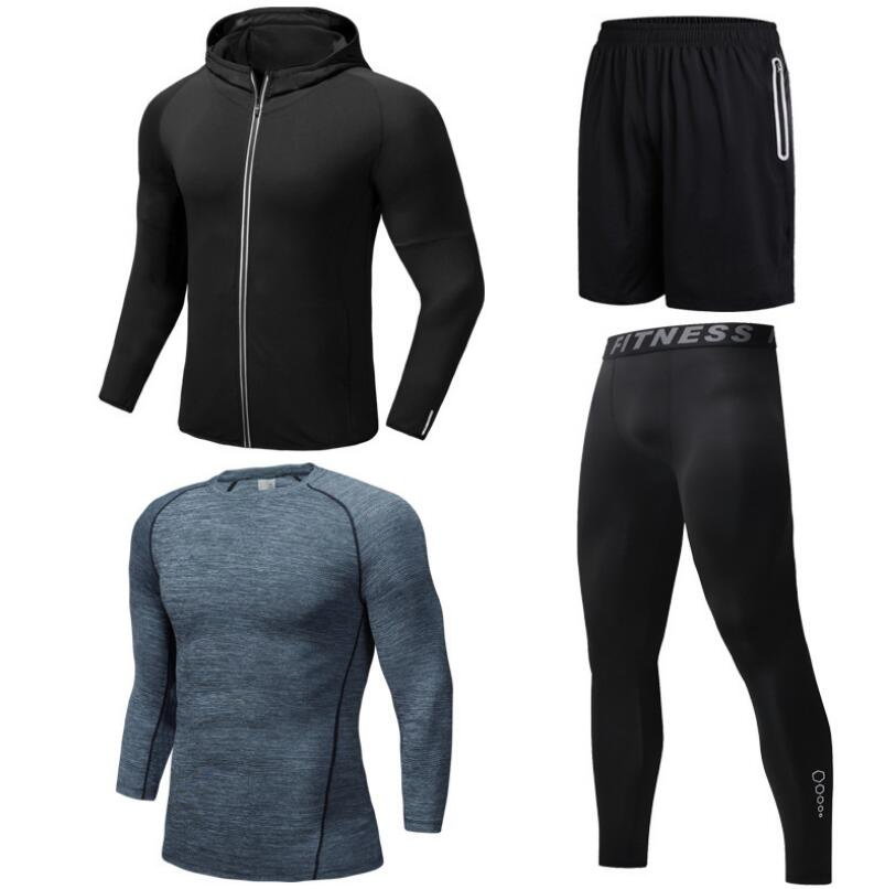 Personalizar os homens de esportes da Academia de treinamento de futebol a aplicar executando Sports Suit Desgaste de ginásio