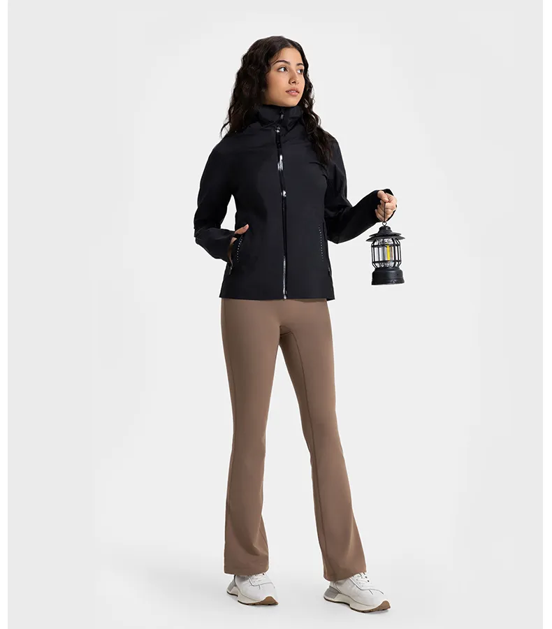 Roupas de Caminhada com Capuz para Mulheres Leves para Atividades ao Ar Livre e Acampamento
