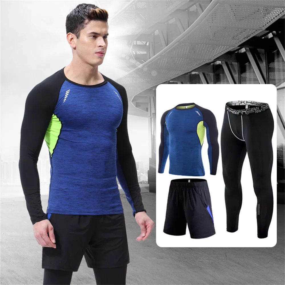 SJ-MT2028 Novo Conjunto de Roupas Justas para Academia, Corrida, Treinamento, Jogging, Logotipo Personalizado, Roupas de Fitness Masculinas