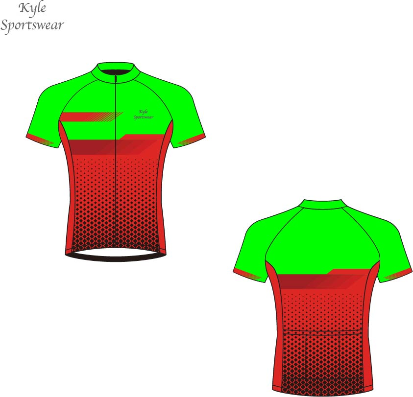 Quick Dry Breathable Men Mountain Bike Clothing Polyester Spandex Mesh Cycling Wear
