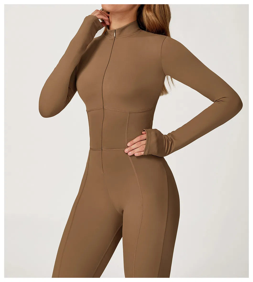 Conjunto de Ioga Feminino de Alta Elasticidade em Estilo Moderno, Roupas Multifuncionais para Corrida e Moda Fitness