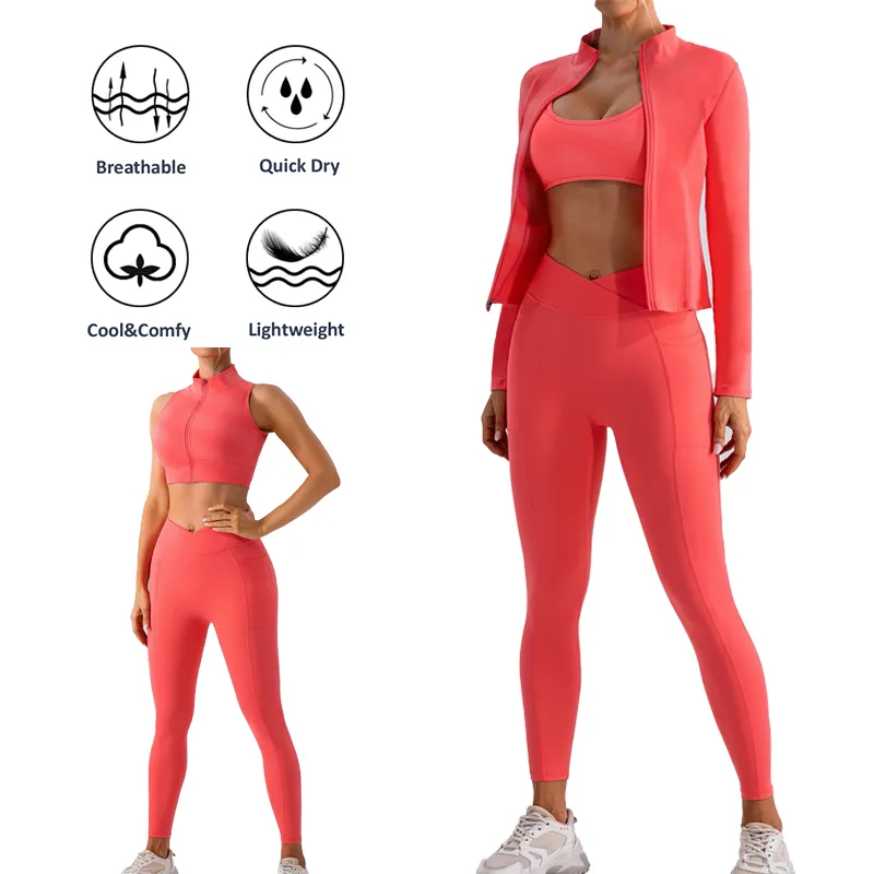 Conjunto fitness feminino premium
