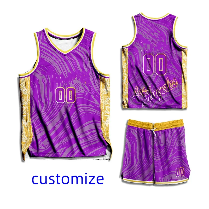 Conjunto de Roupa de Basquete Personalizado OEM Atacado de Pequena Quantidade de Roupas Esportivas