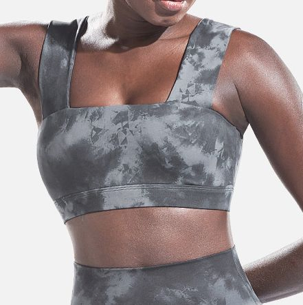 Conjunto de Treino Feminino Leggings de Cintura Alta Sutiã de Esporte Roupas de Academia