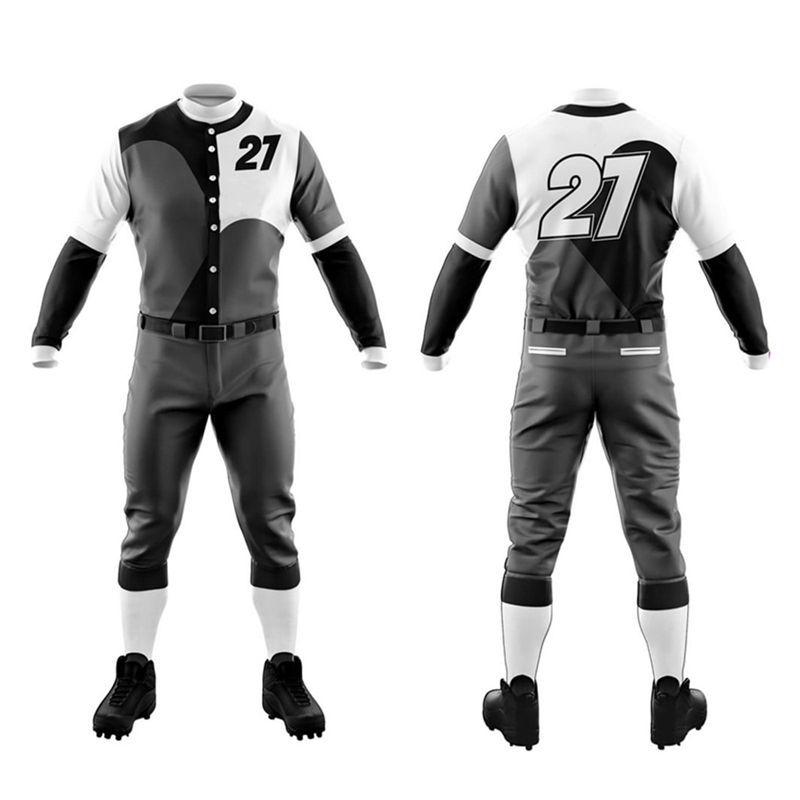 Camisa de Beisebol de Poliéster de Alto Desempenho Uniformes de Beisebol em Malha Personalizados