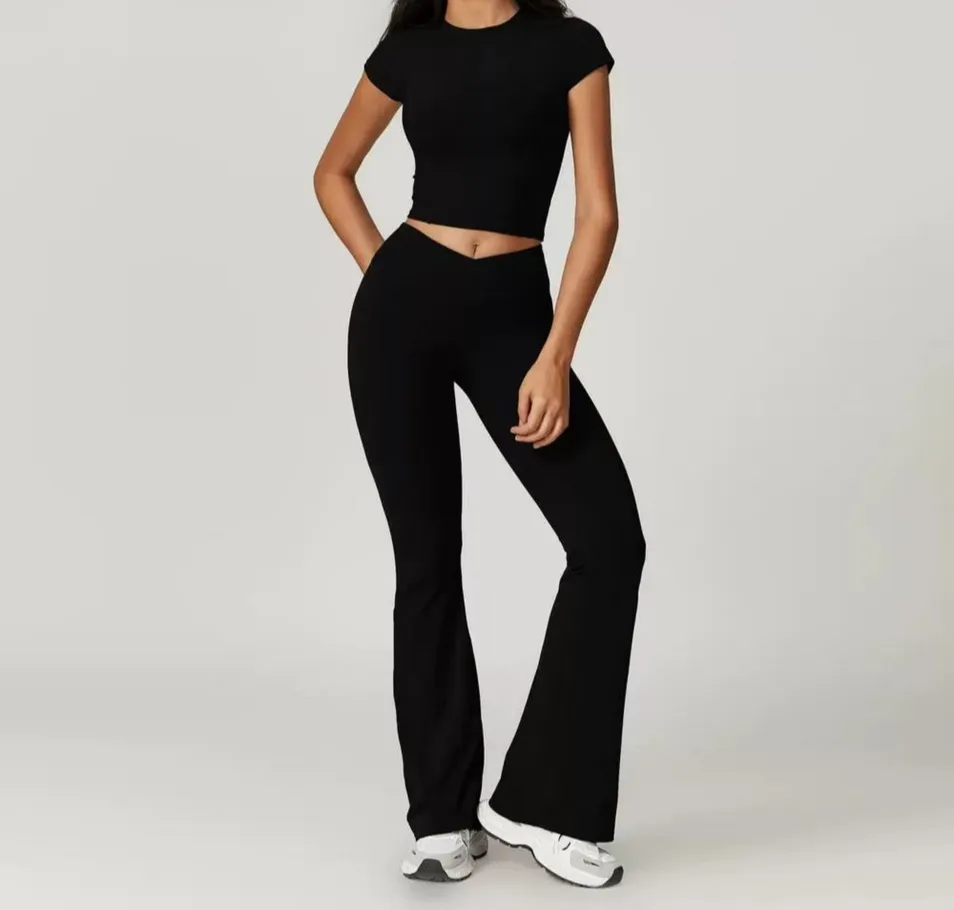 Roupas Femininas para Esportes à Venda na Amazon - Conjunto de Yoga de Secagem Rápida para Academia