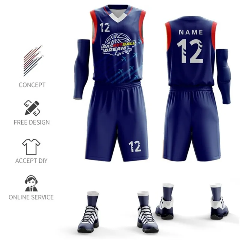Uniforme de basquetebol personalizado