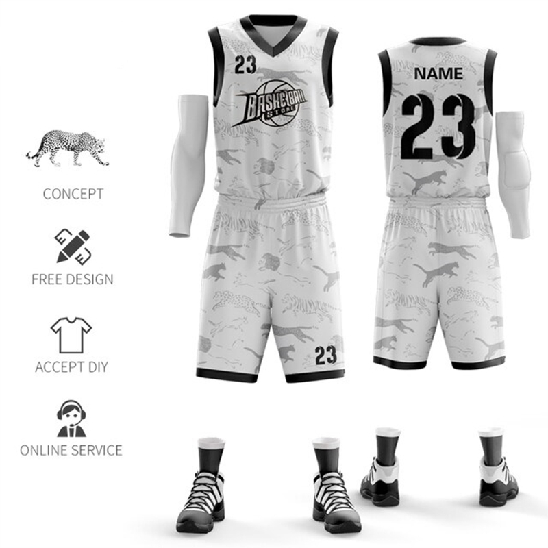 Roupas de Basquete em Poliéster Sublimado com Novo Design Personalizado para Equipes