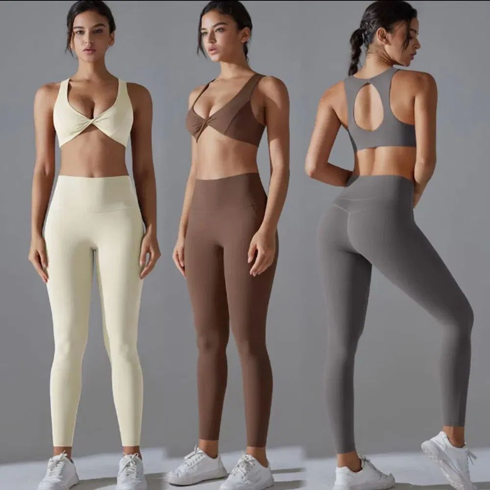 Conjunto de Roupas de Yoga Personalizadas por Atacado