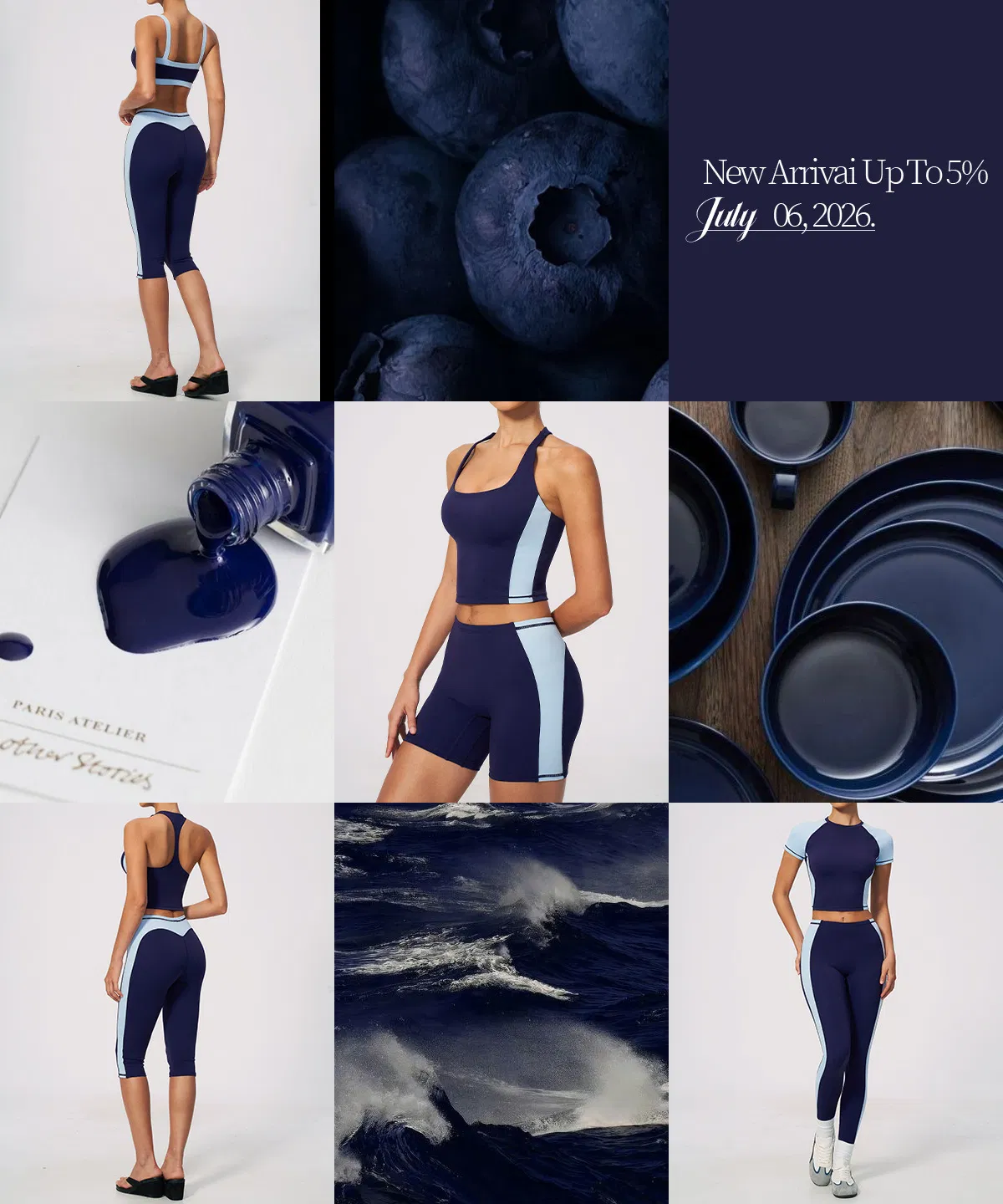 Roupas de Ginástica para Mulheres com Bloco de Cores à Venda por Atacado