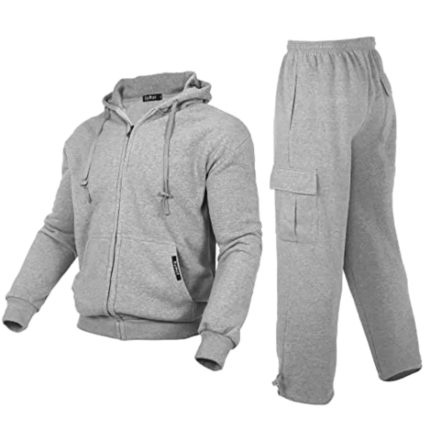 Conjunto de Treino Ativo Camo OEM e ODM de Duas Peças com Capuz, Conjunto de Roupas de Suor por Atacado, Conjuntos Personalizados para Traje de Corrida