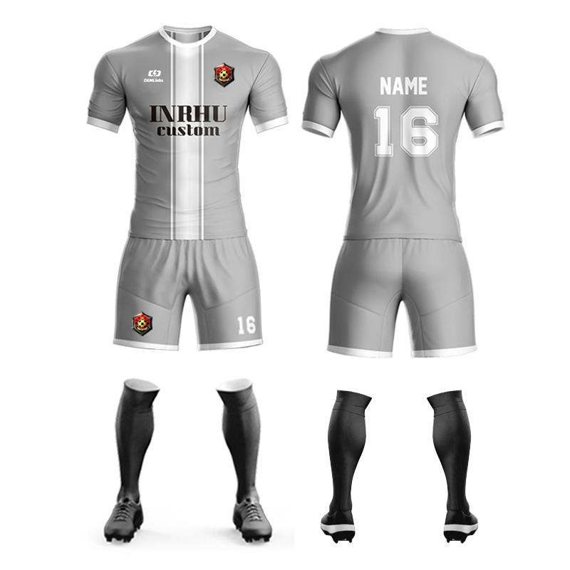 Roupas esportivas de futebol personalizáveis, leves, de alto desempenho, com tecido respirável e secagem rápida