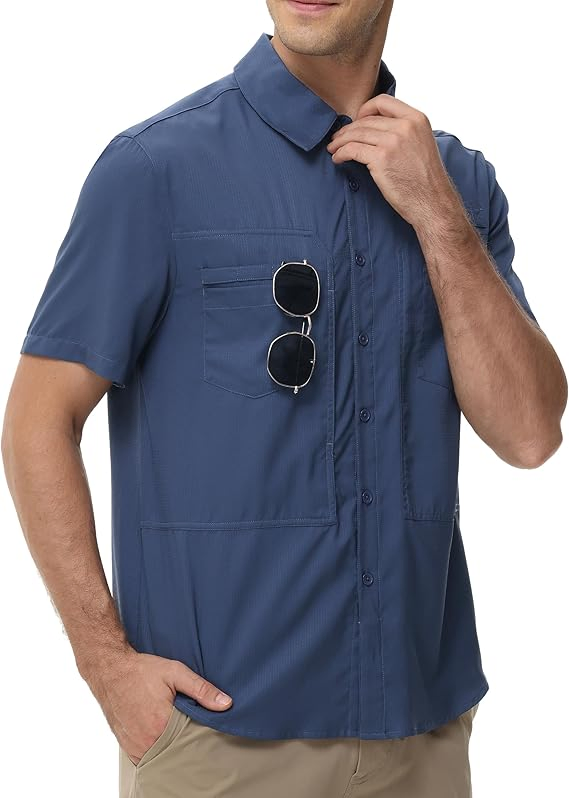 Camisas de Pesca Produzidas em Fábrica, Roupas de Esporte ao Ar Livre com Tecido Respirável e Fresco. Fábrica de Roupas Atacado e Pedidos Personalizados