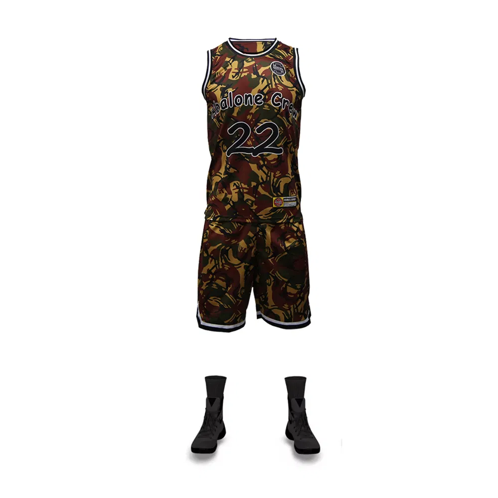 Healong Total Sublimação Roupas Esportivas Atacado Camiseta Esportiva Equipe Basquete Vestuário Personalizado Uniforme Masculino de Basquete
