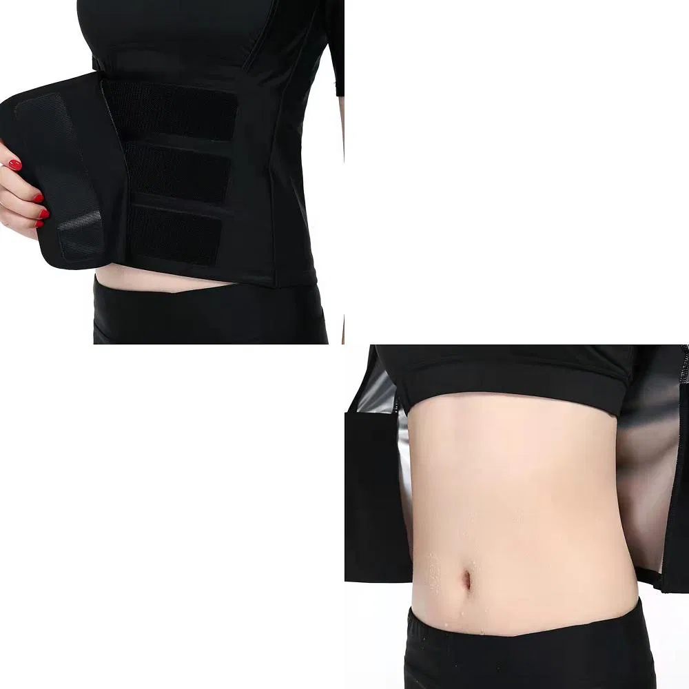 Roupa de Sauna para Mulheres, Conjunto de Roupas para Exercícios, Ideal para Corrida e Academia Wbb18579