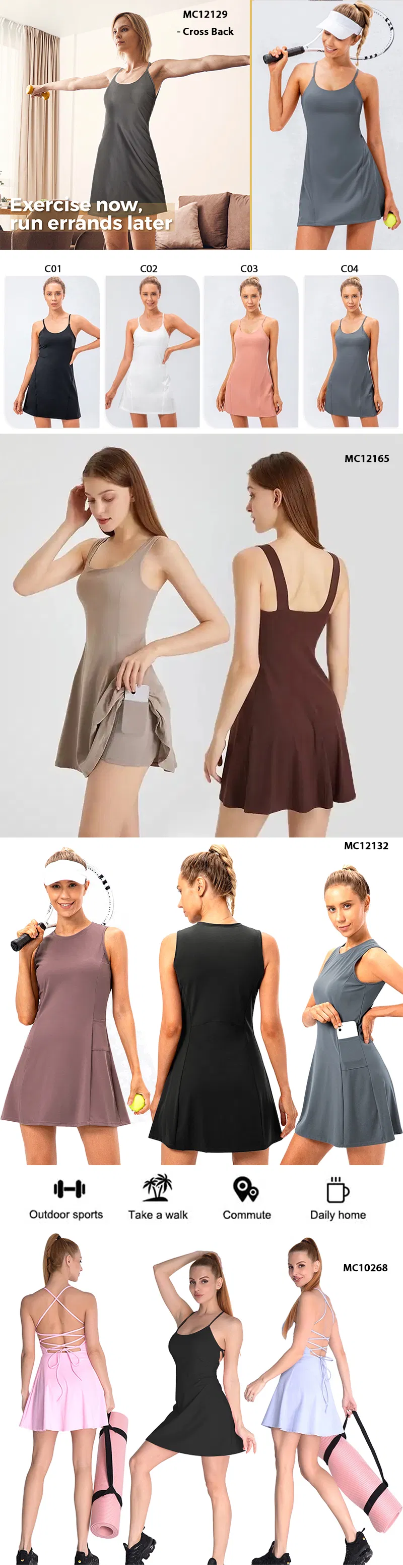 Vestido de Corrida e Ténis